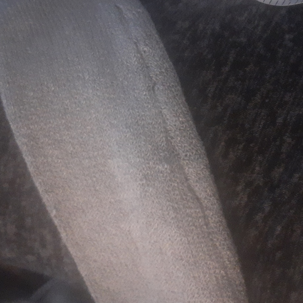 Forever 21 Light Gray Lace-Up V-Neck Sweater - Picture 7 of 7